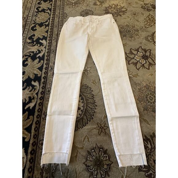 Frame Denim Woman Jeans LE Skinny De Jeanne WHITE Size 26 NWT - Picture 1 of 6